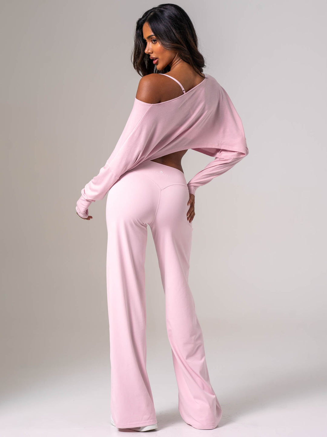 NKD Wide Leg Leggings - Fairy Floss