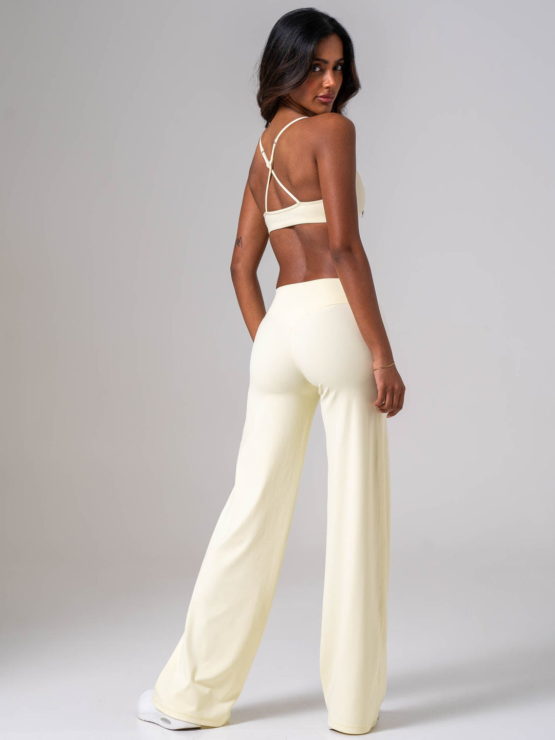 NKD Wide Leg Leggings - Limoncello