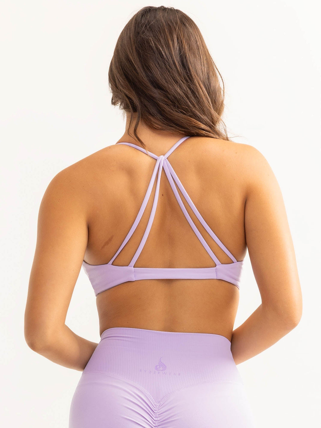 Activate Twist Sports Bra - Lavender Clothing Ryderwear 