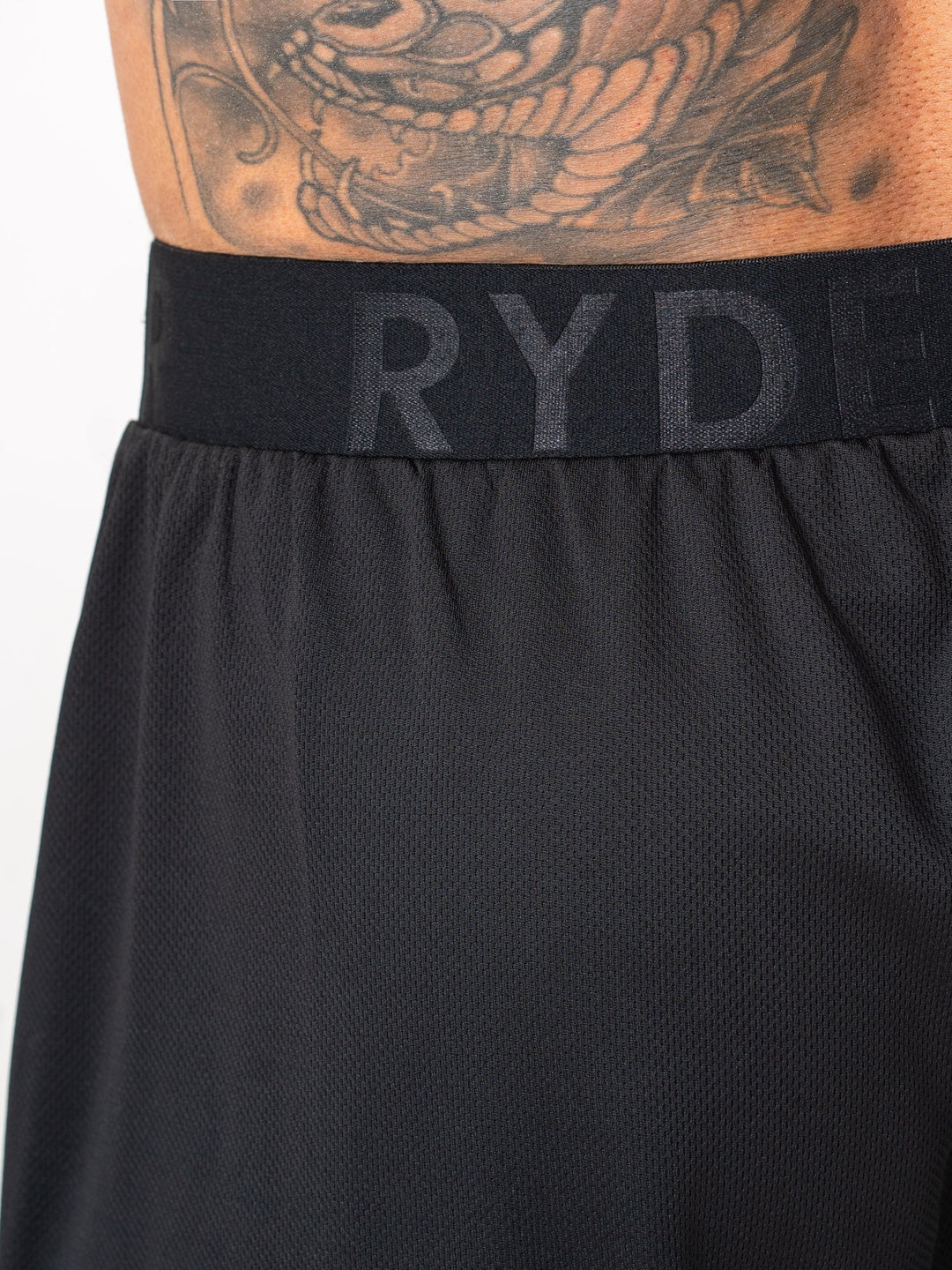 Advance Mesh Short - Black Clothing Ryderwear 