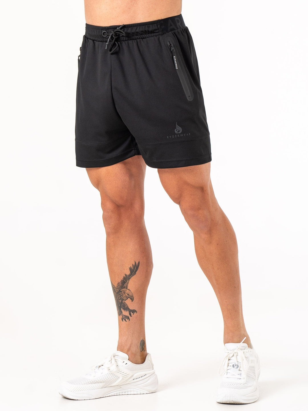 Advance Mesh Short - Black Clothing Ryderwear 