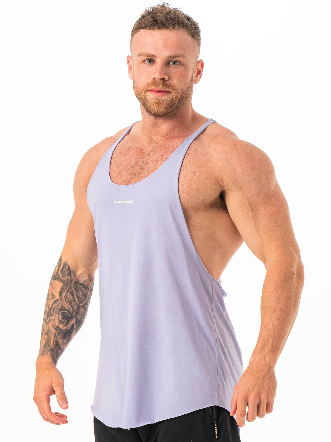 Arnie T-Back - Deep Lilac Clothing Ryderwear 
