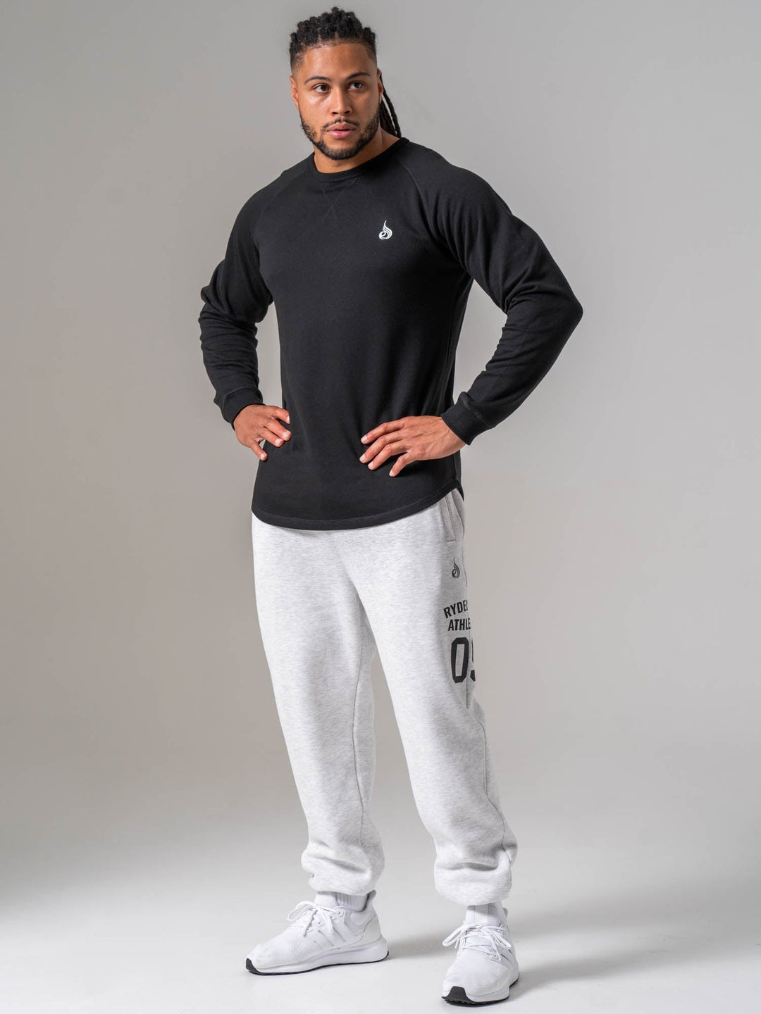 Athletic Track Pant - Snow Marl Clothing Ryderwear 