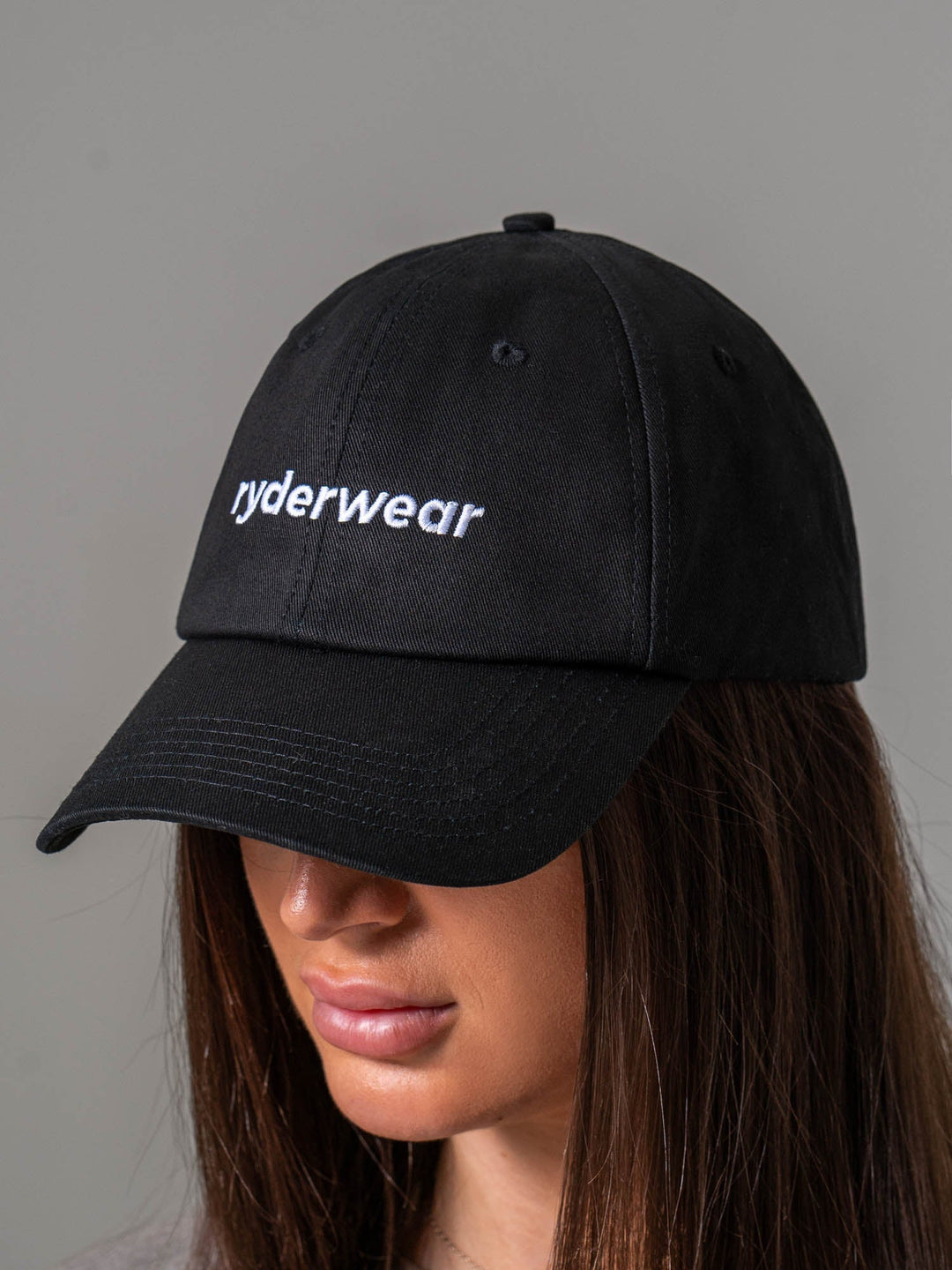 Baseball Cap - Black/white Hats Ryderwear 