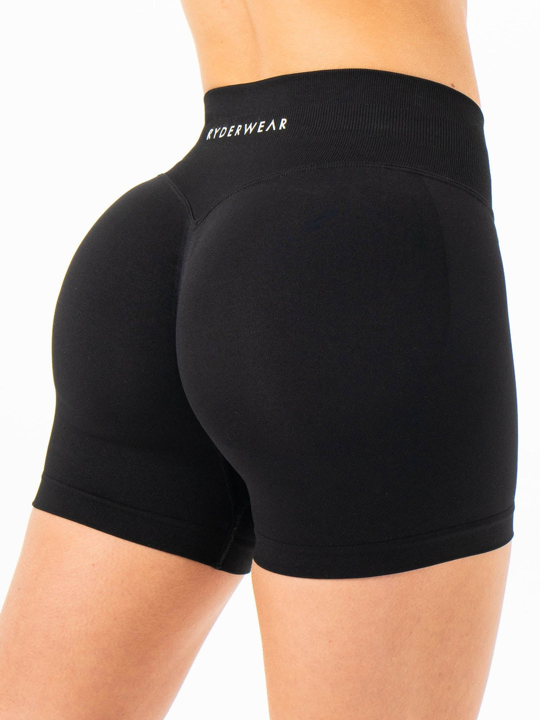 Boost Seamless Shorts - Black Clothing Ryderwear 