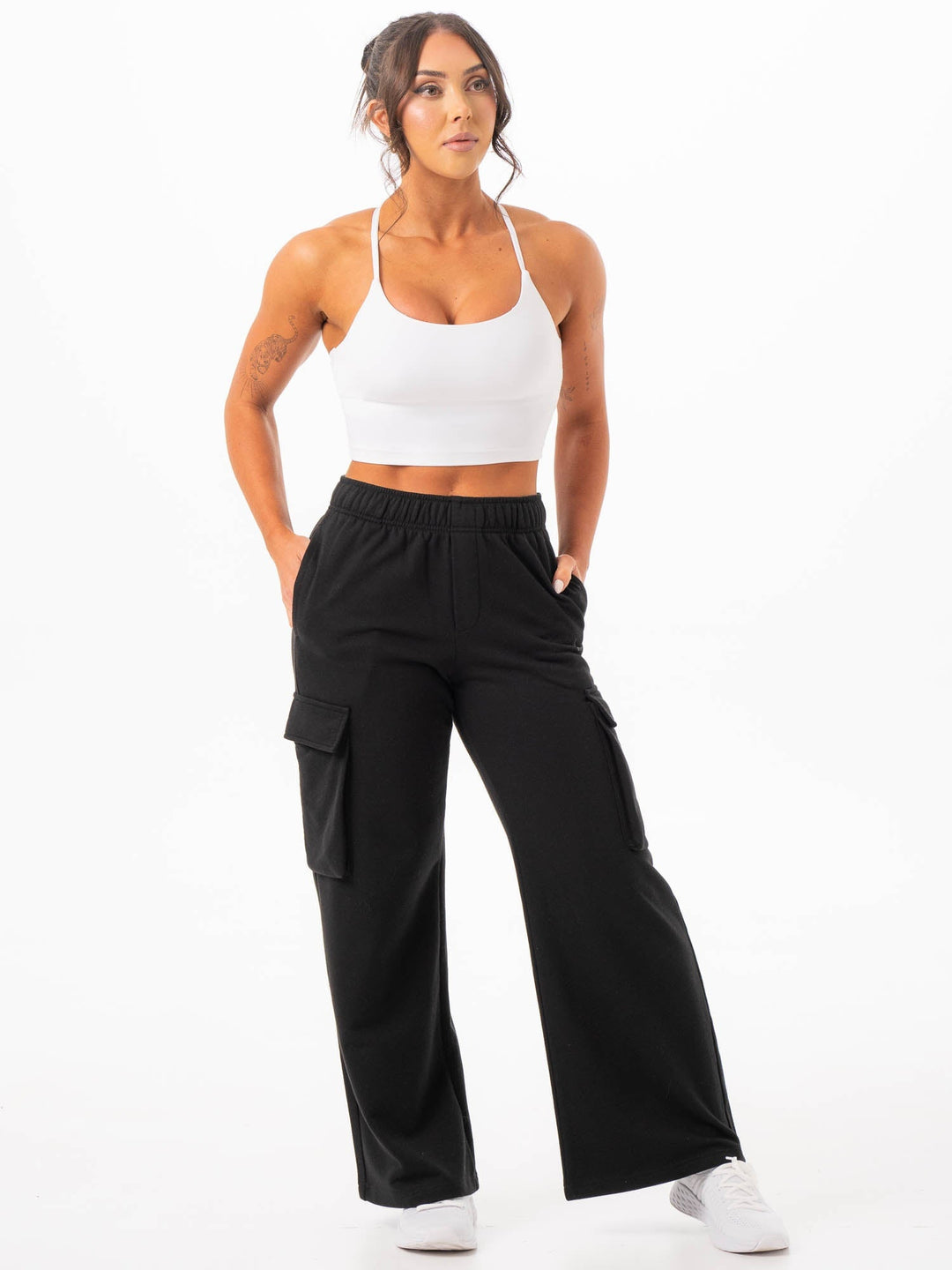 Cargo Track Pant - Black Clothing Ryderwear 