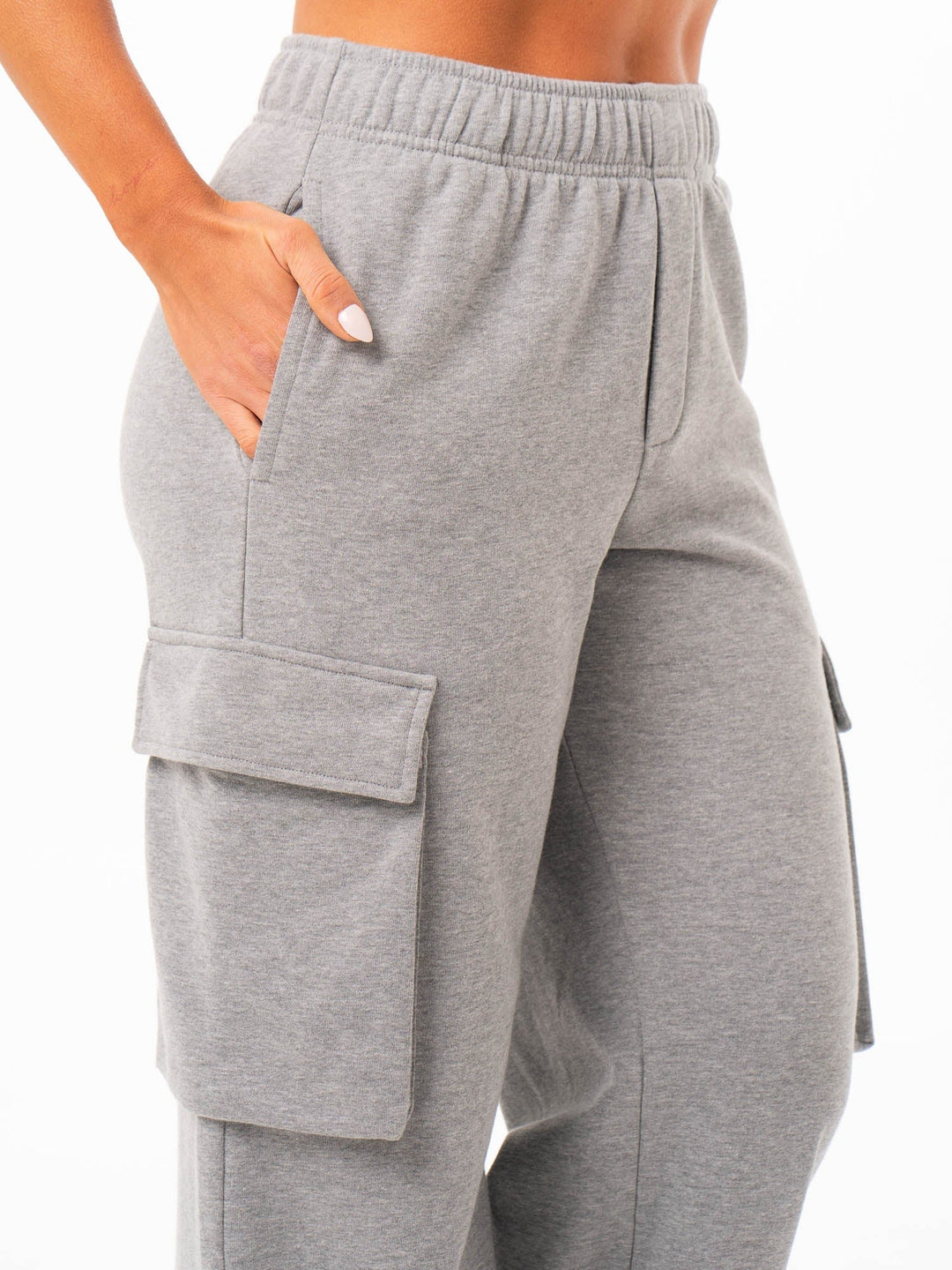 Cargo Track Pant - Grey Marle Clothing Ryderwear 