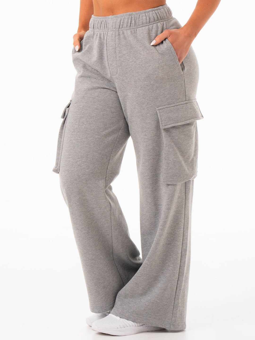 Cargo Track Pant - Grey Marle Clothing Ryderwear 