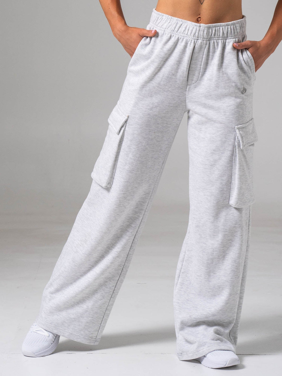 Cargo Track Pant - Snow Marl Clothing Ryderwear 