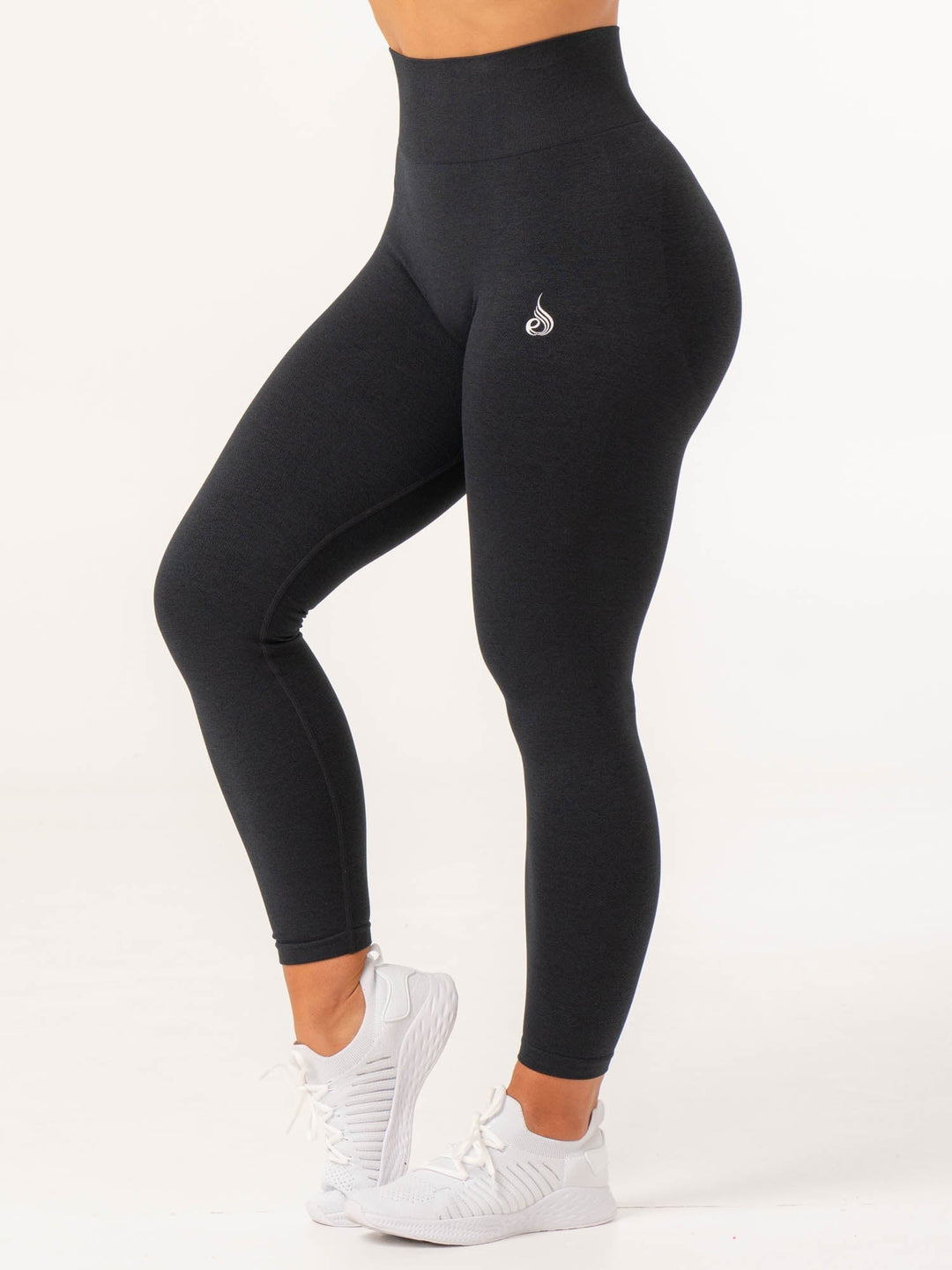Contour Seamless Leggings Black Marl Ryderwear contour-seamless-leggings-black-marl-ryderwear