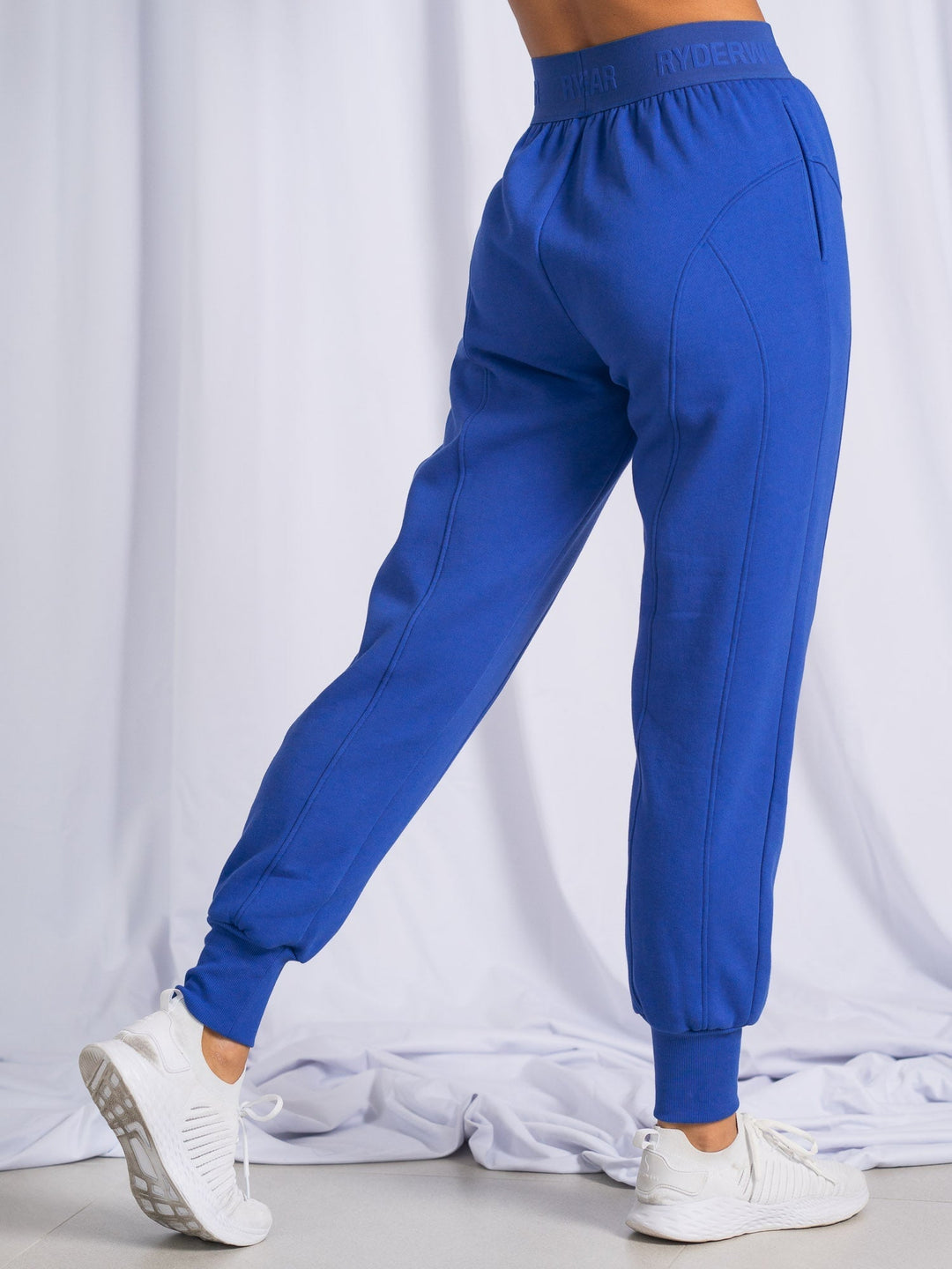 Contour Track Pants - Cobalt Blue Clothing Ryderwear 