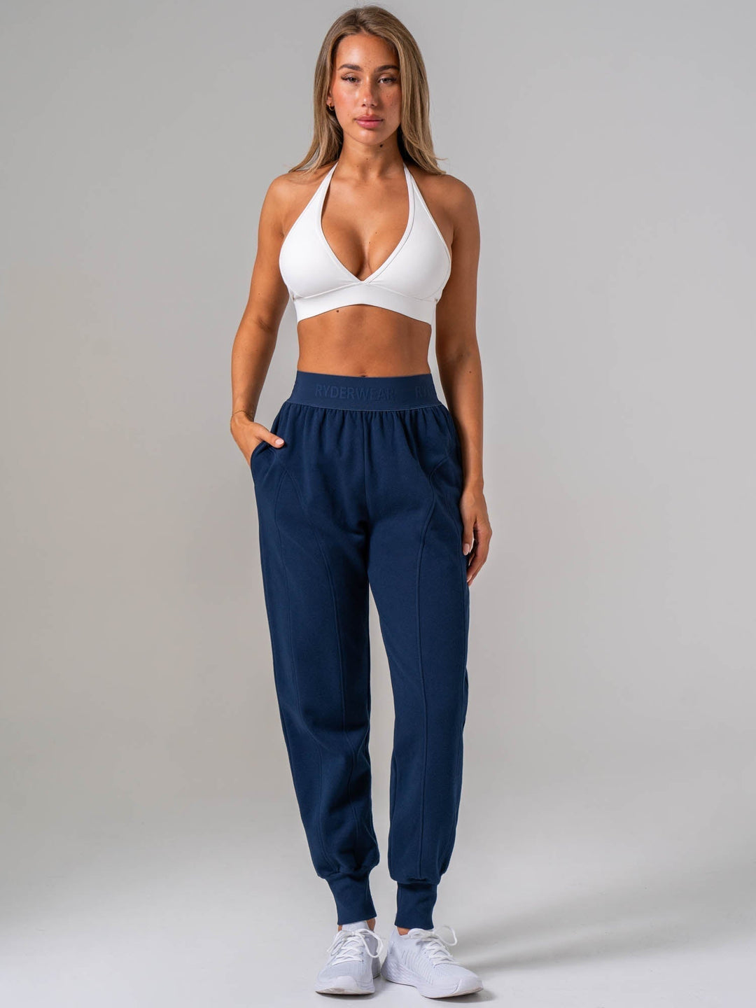 Contour Track Pants - Navy Clothing Ryderwear 