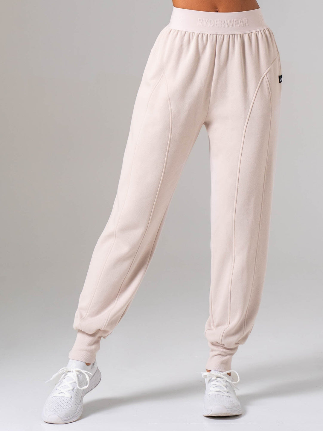 Contour Track Pants - Oatmeal Clothing Ryderwear 
