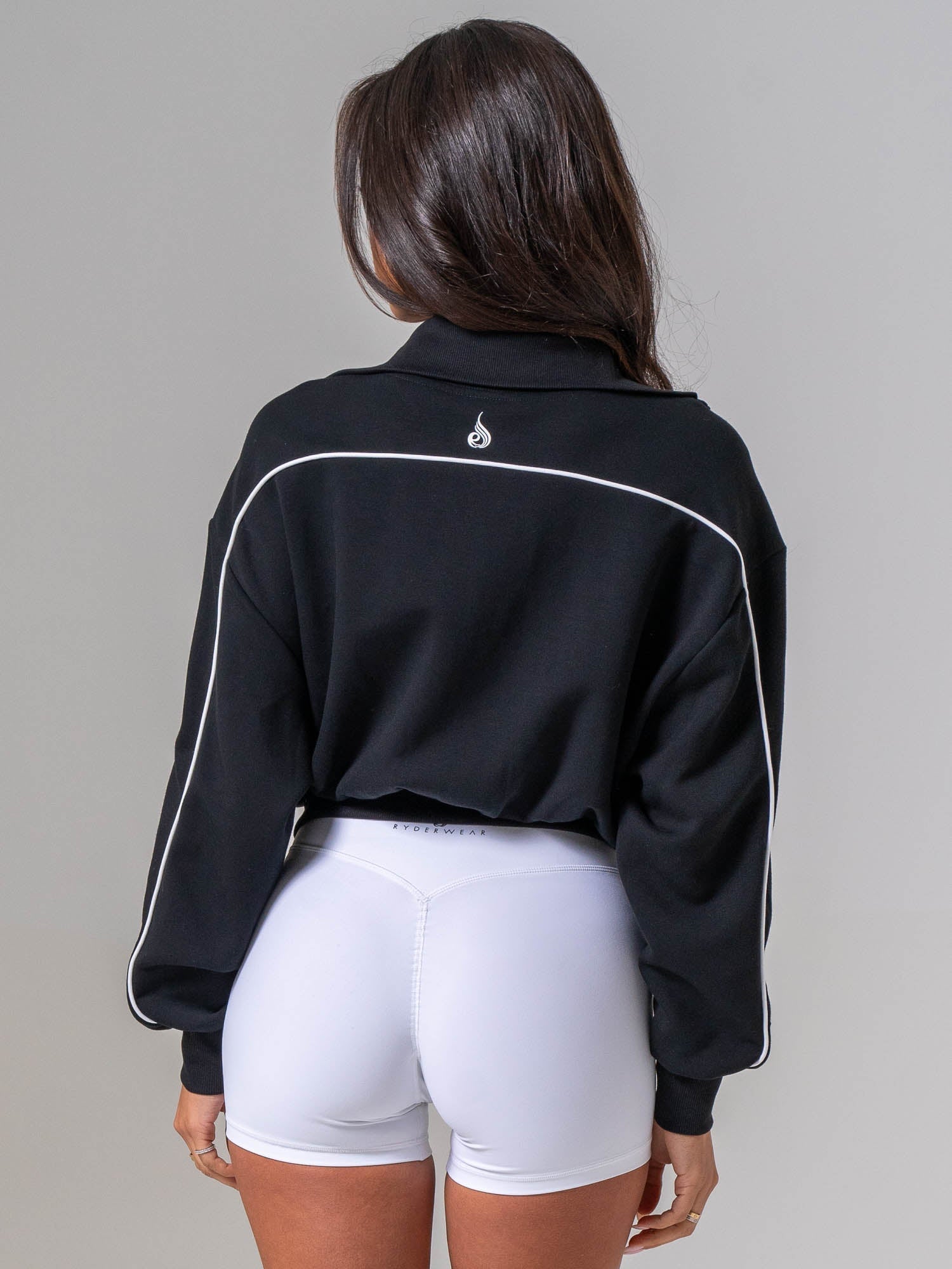 Contrast Track Jacket - Black/white - Ryderwear