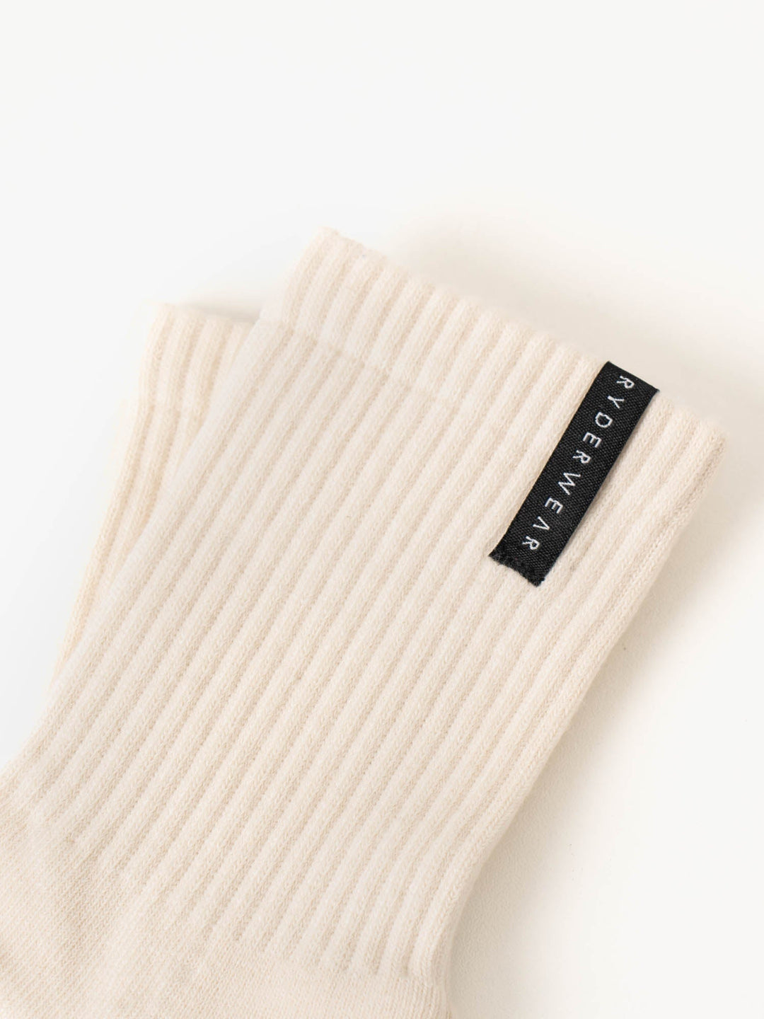 Crew Socks - Latte Stonewash Accessories Ryderwear 