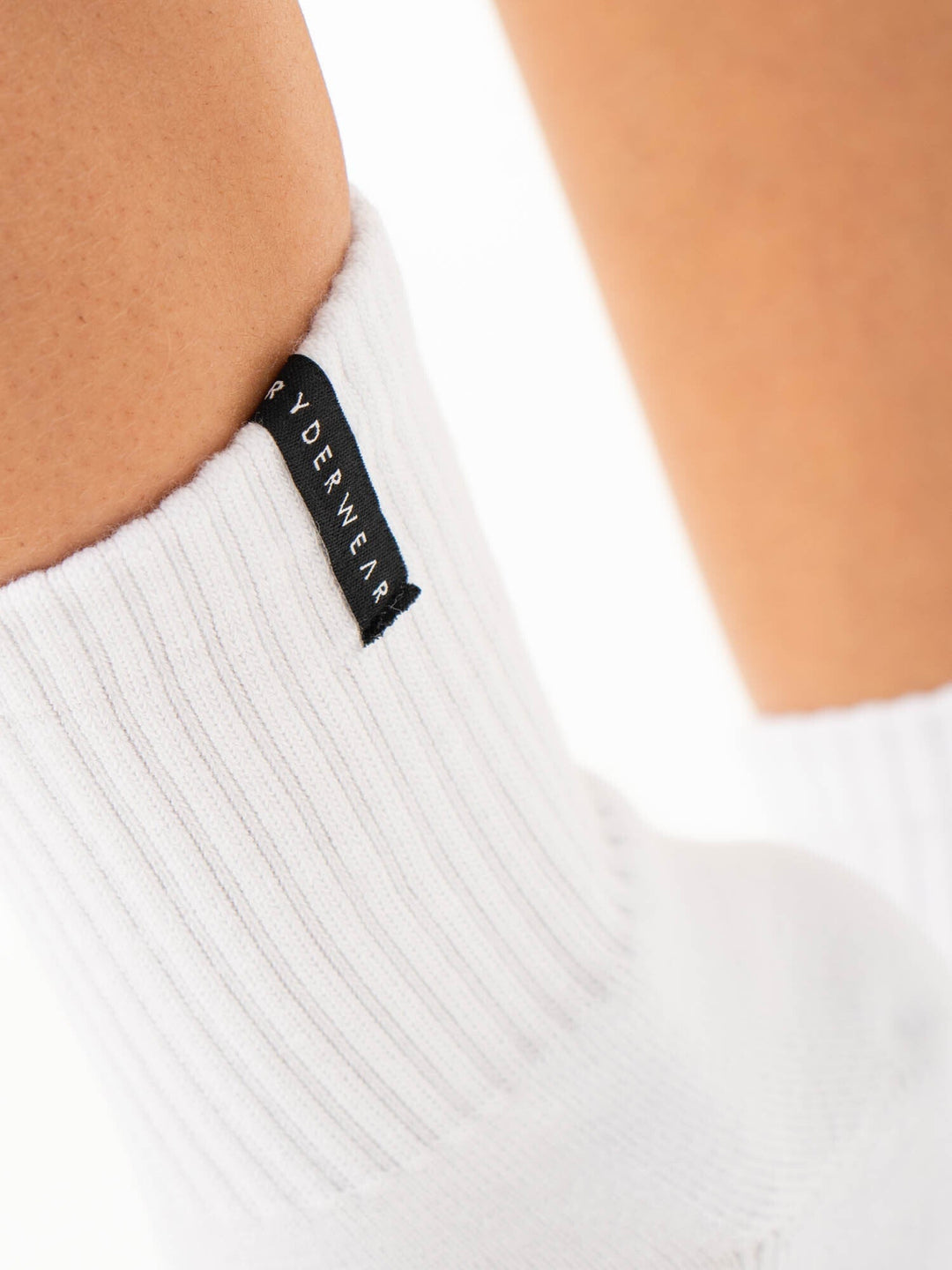 Crew Socks - White Accessories Ryderwear 