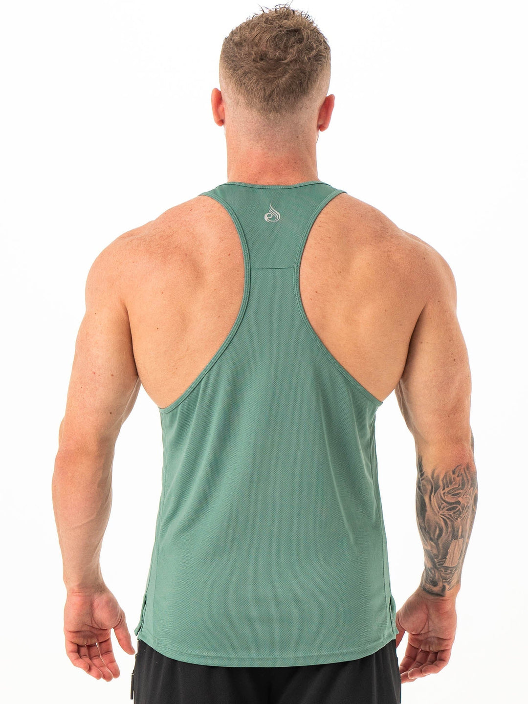 Energy Mesh T-Back - Fern Green Clothing Ryderwear 