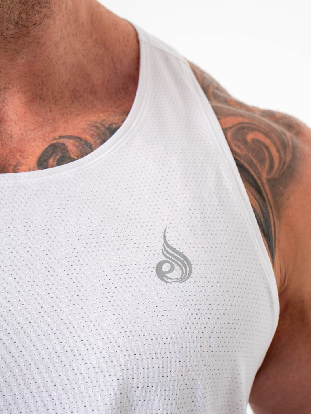 Flex Active Tank - White Clothing Ryderwear 