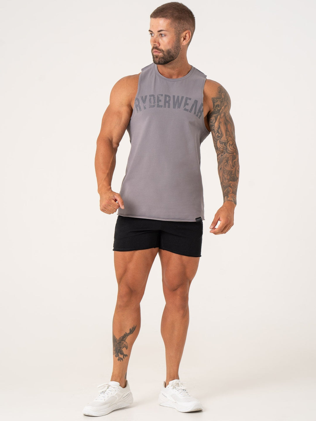 Force 5" Track Shorts - Black Clothing Ryderwear 