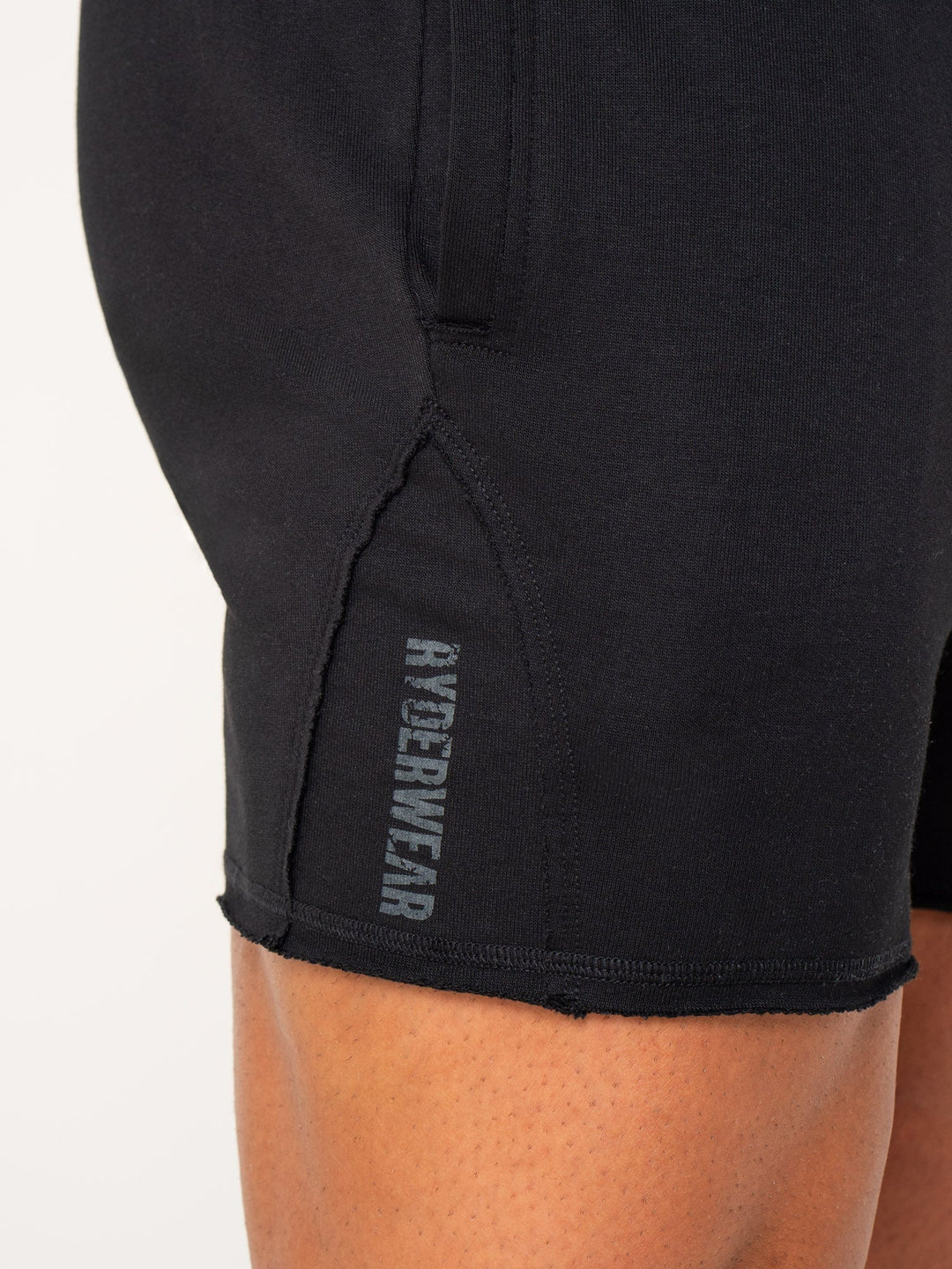 Force 5" Track Shorts - Black Clothing Ryderwear 