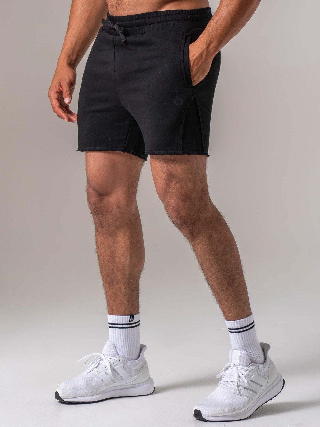Force 5" Track Shorts - Black Clothing Ryderwear 