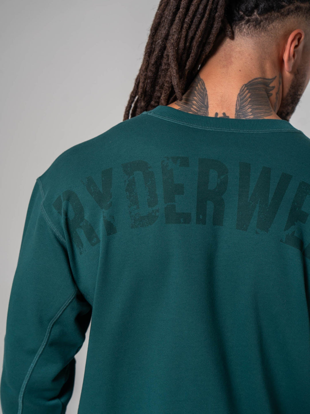 Force Crew Neck - Emerald Clothing Ryderwear 