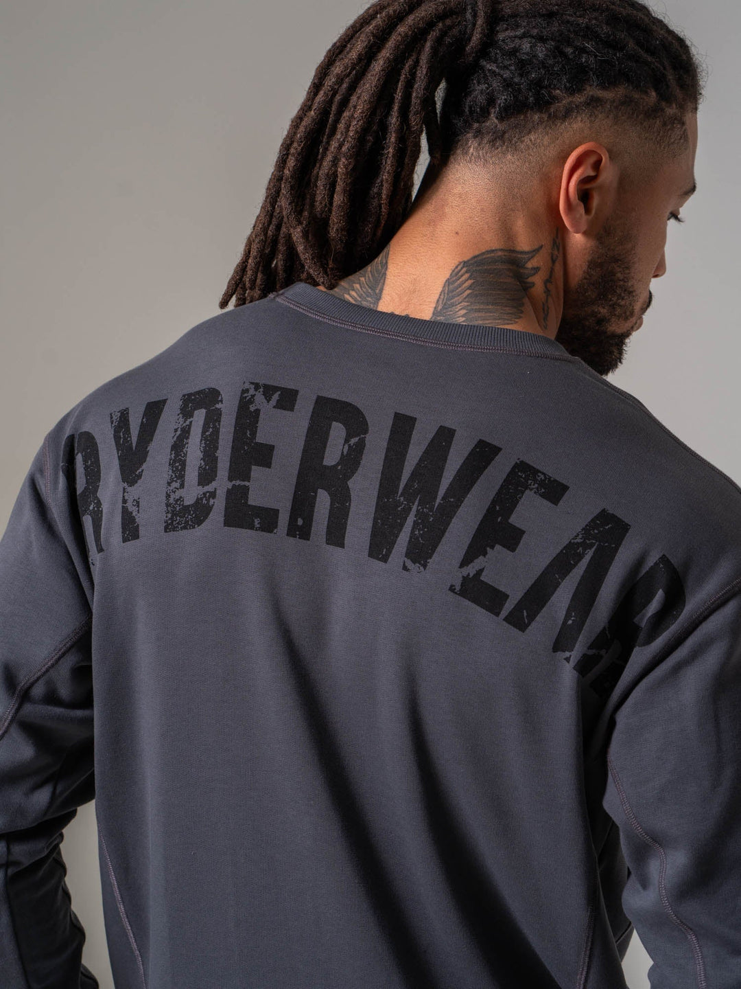 Force Crew Neck - Graphite Clothing Ryderwear 