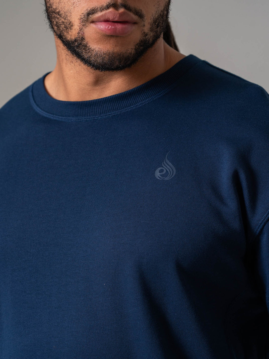 Force Crew Neck - Navy Clothing Ryderwear 
