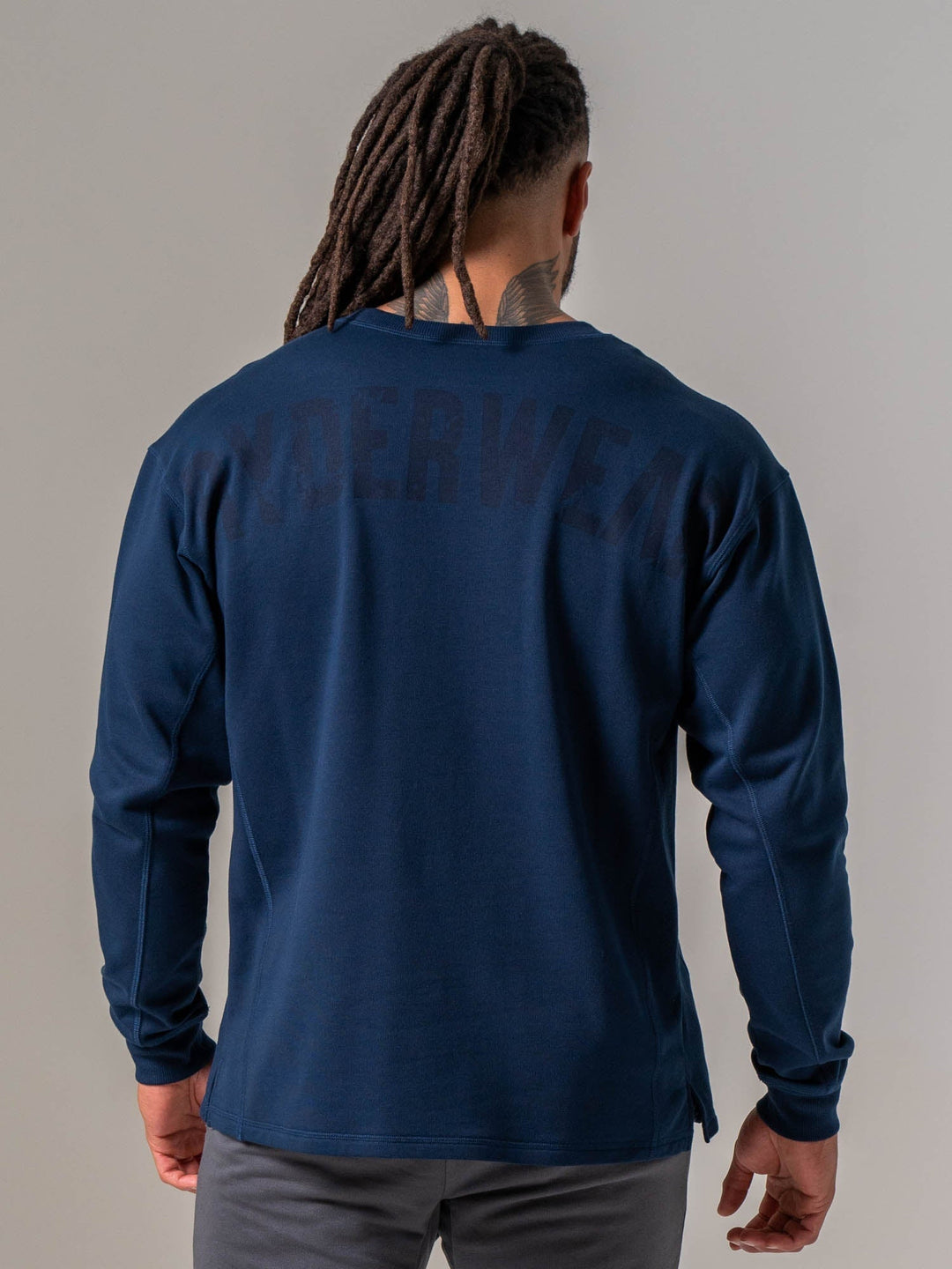 Force Crew Neck - Navy Clothing Ryderwear 