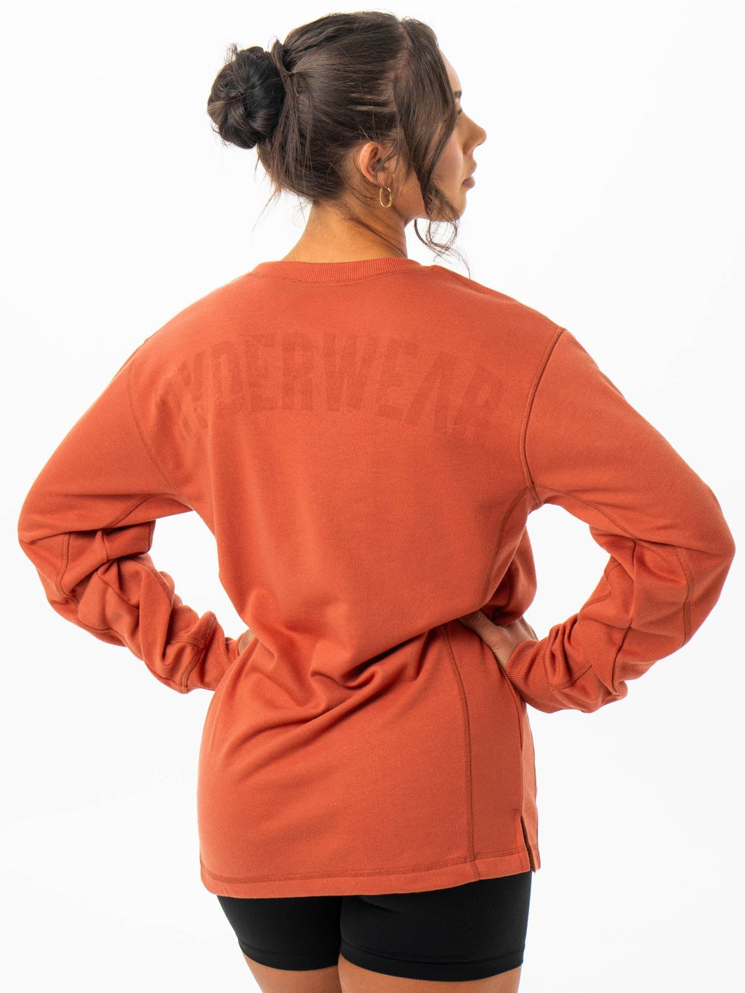 Force Crew Neck - Terracotta Clothing Ryderwear 