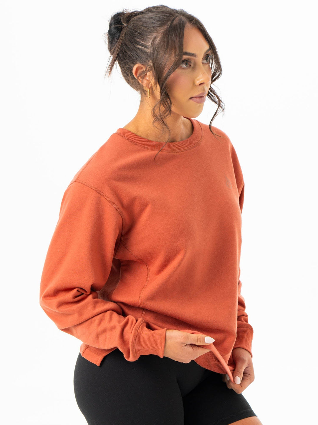Force Crew Neck - Terracotta Clothing Ryderwear 