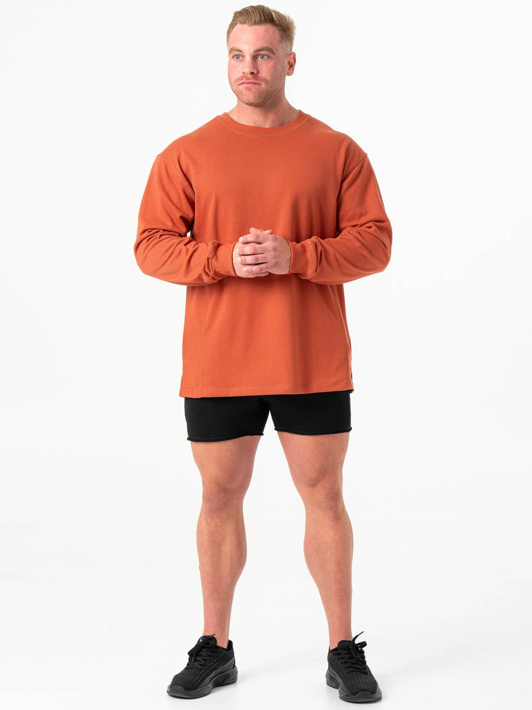 Force Crew Neck - Terracotta Clothing Ryderwear 