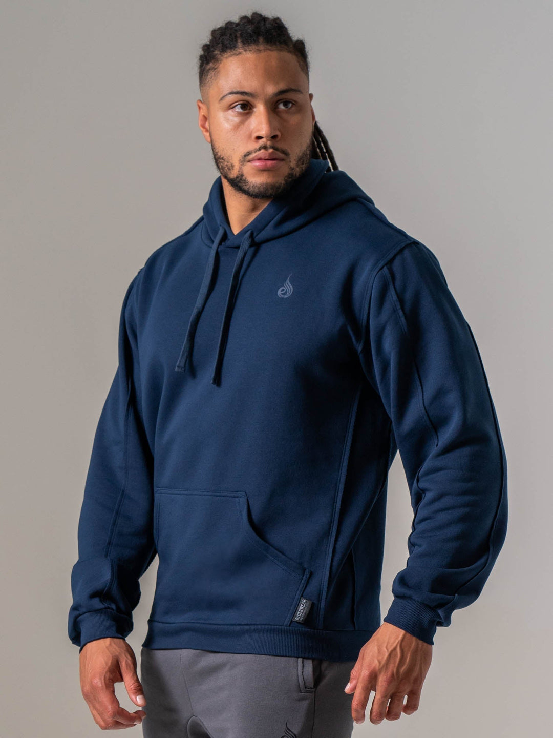 Force Hoodie - Navy Clothing Ryderwear 