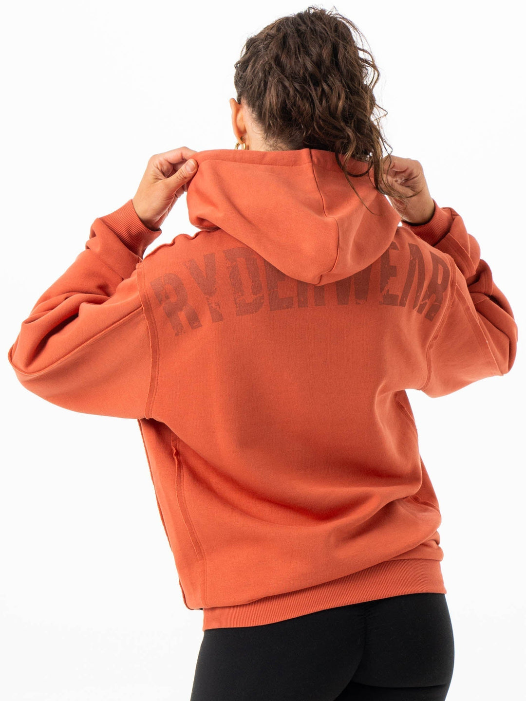 Force Hoodie - Terracotta Clothing Ryderwear 