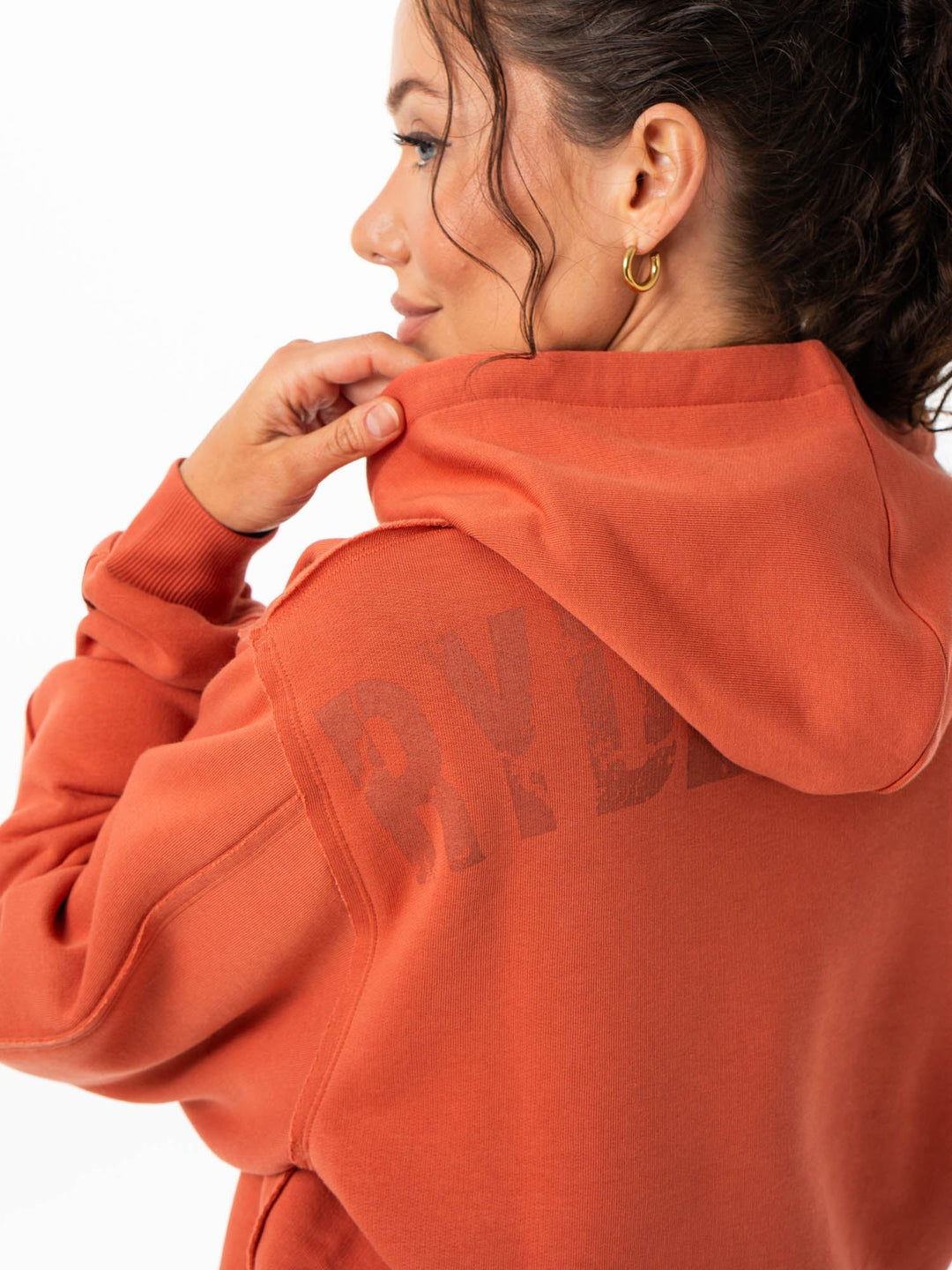 Force Hoodie - Terracotta Clothing Ryderwear 