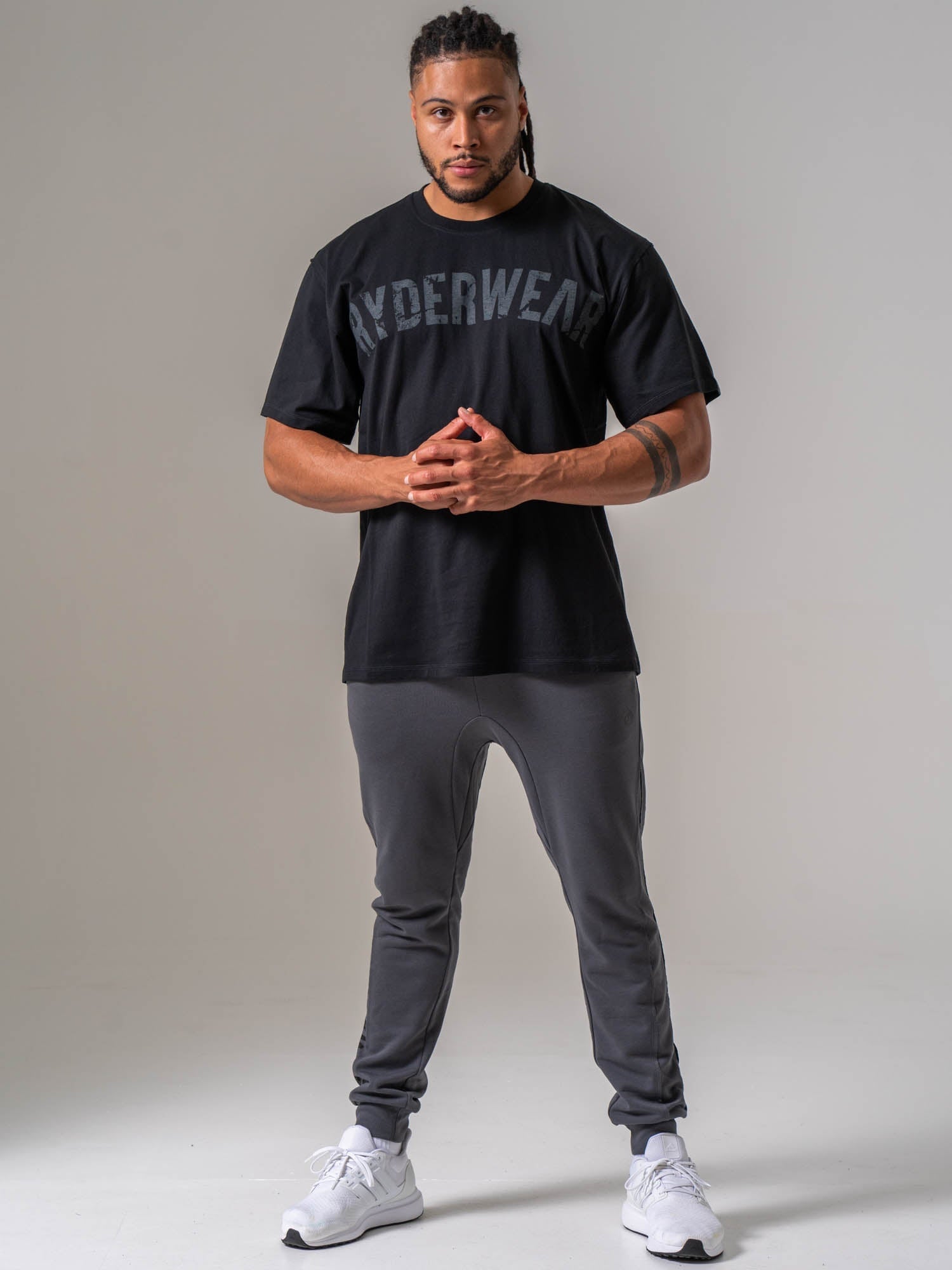 Force Oversized T-Shirt - Black - Ryderwear