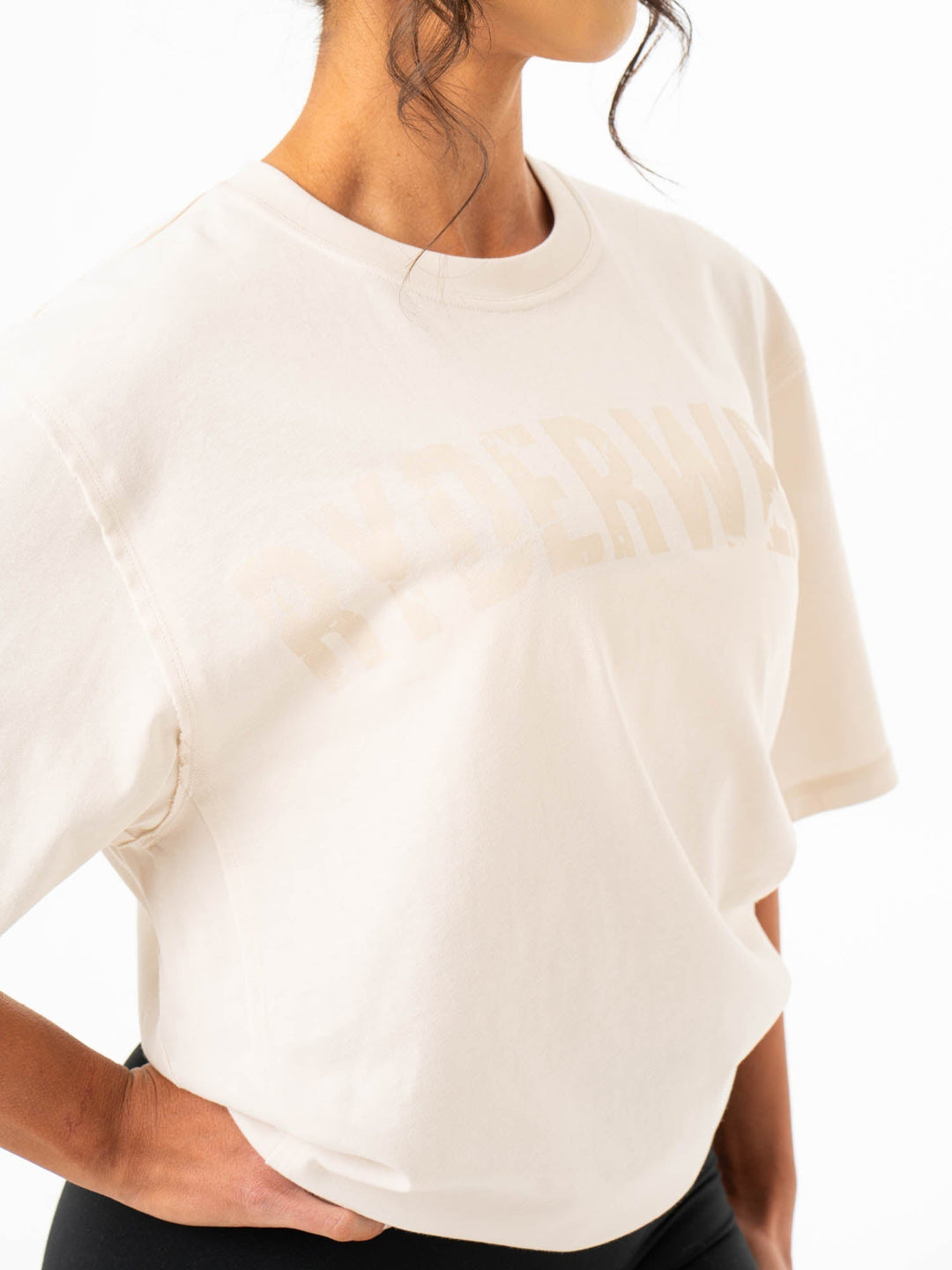 Force Oversized T-Shirt - Bone Clothing Ryderwear 