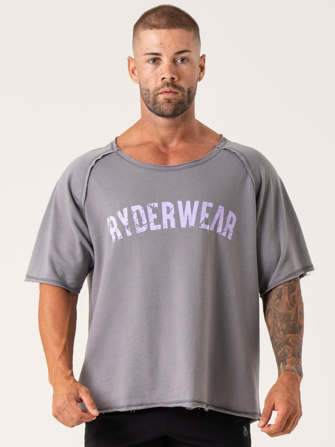 Force Rag Top - Charcoal Clothing Ryderwear 