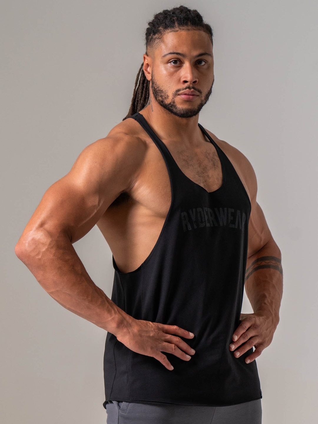 Force Stringer - Black Clothing Ryderwear 
