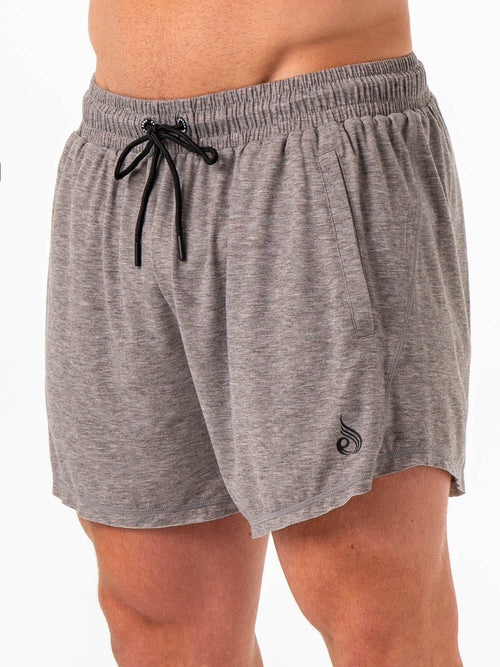 Iron Arnie Shorts Grey Marl
