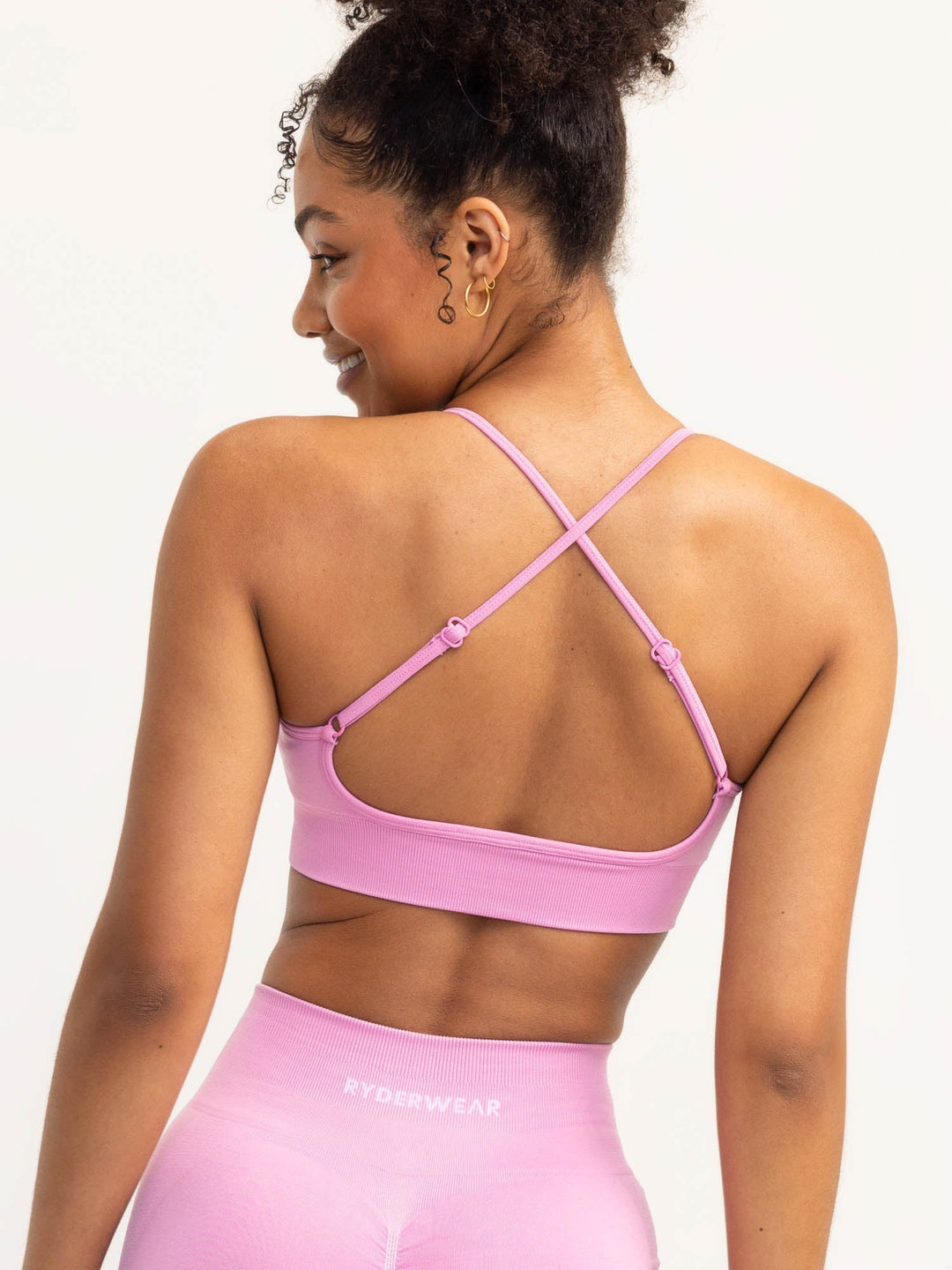 Lift 2.0 Seamless Sports Bra - Musk Pink Clothing Ryderwear 