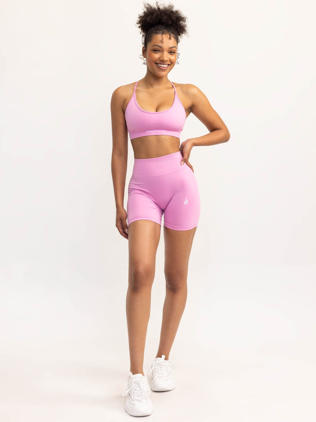 Lift 2.0 Seamless Sports Bra - Musk Pink Clothing Ryderwear 