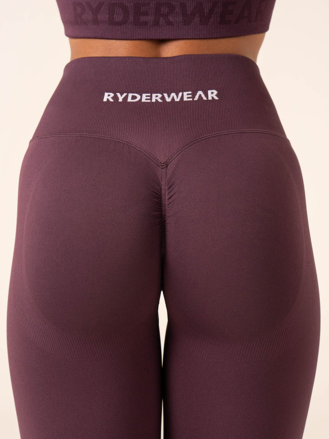 Lift BBL Scrunch Seamless Leggings - Plum Clothing Ryderwear 