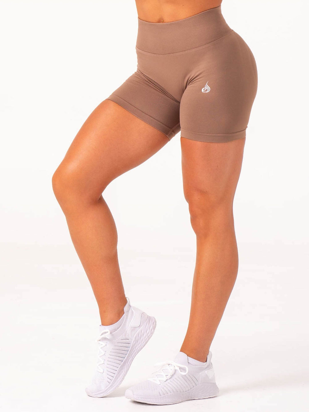 Lift Scrunch Shorts - Almond Clothing Ryderwear 