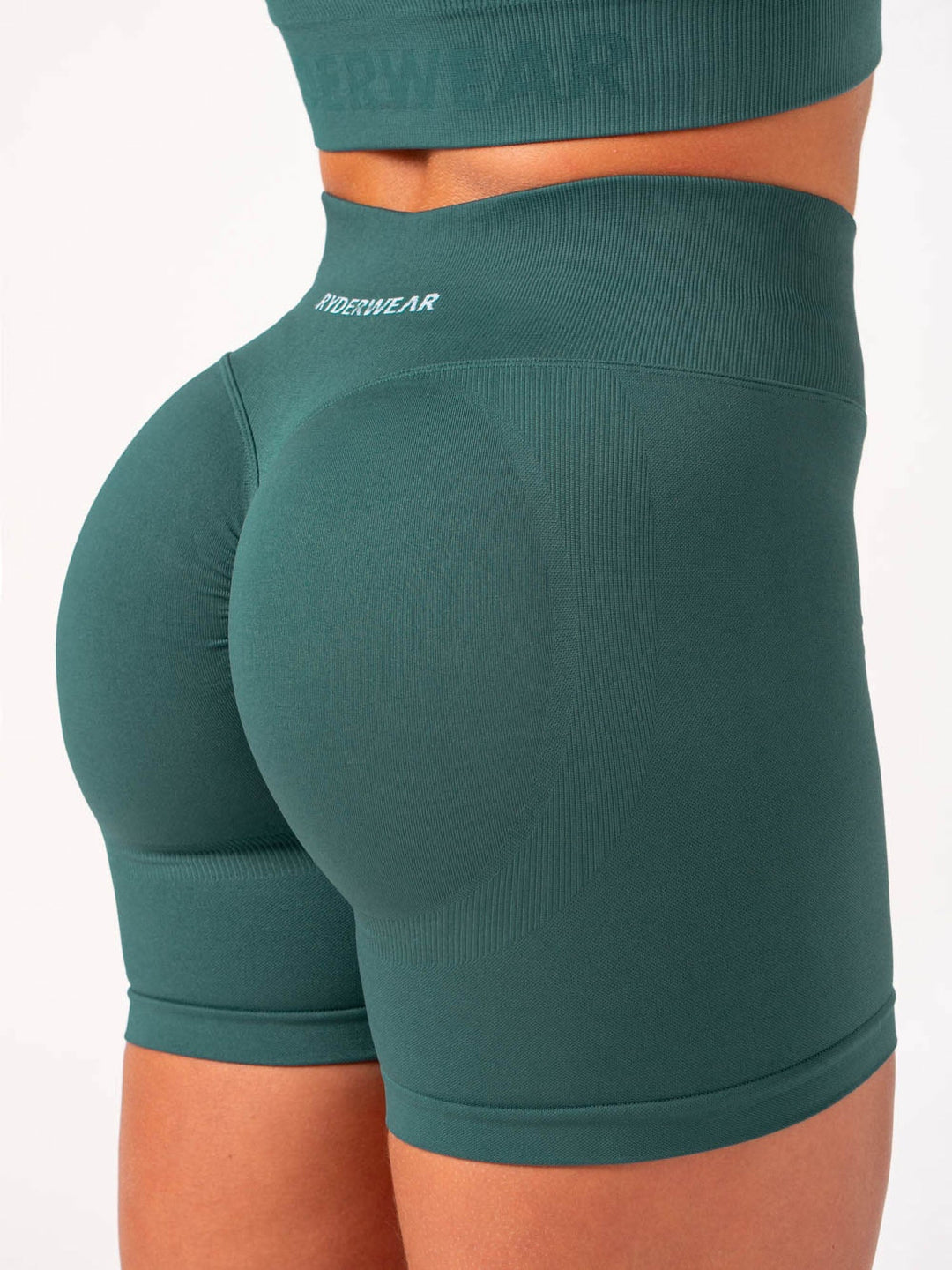 Lift Scrunch Shorts - Petrol Clothing Ryderwear 