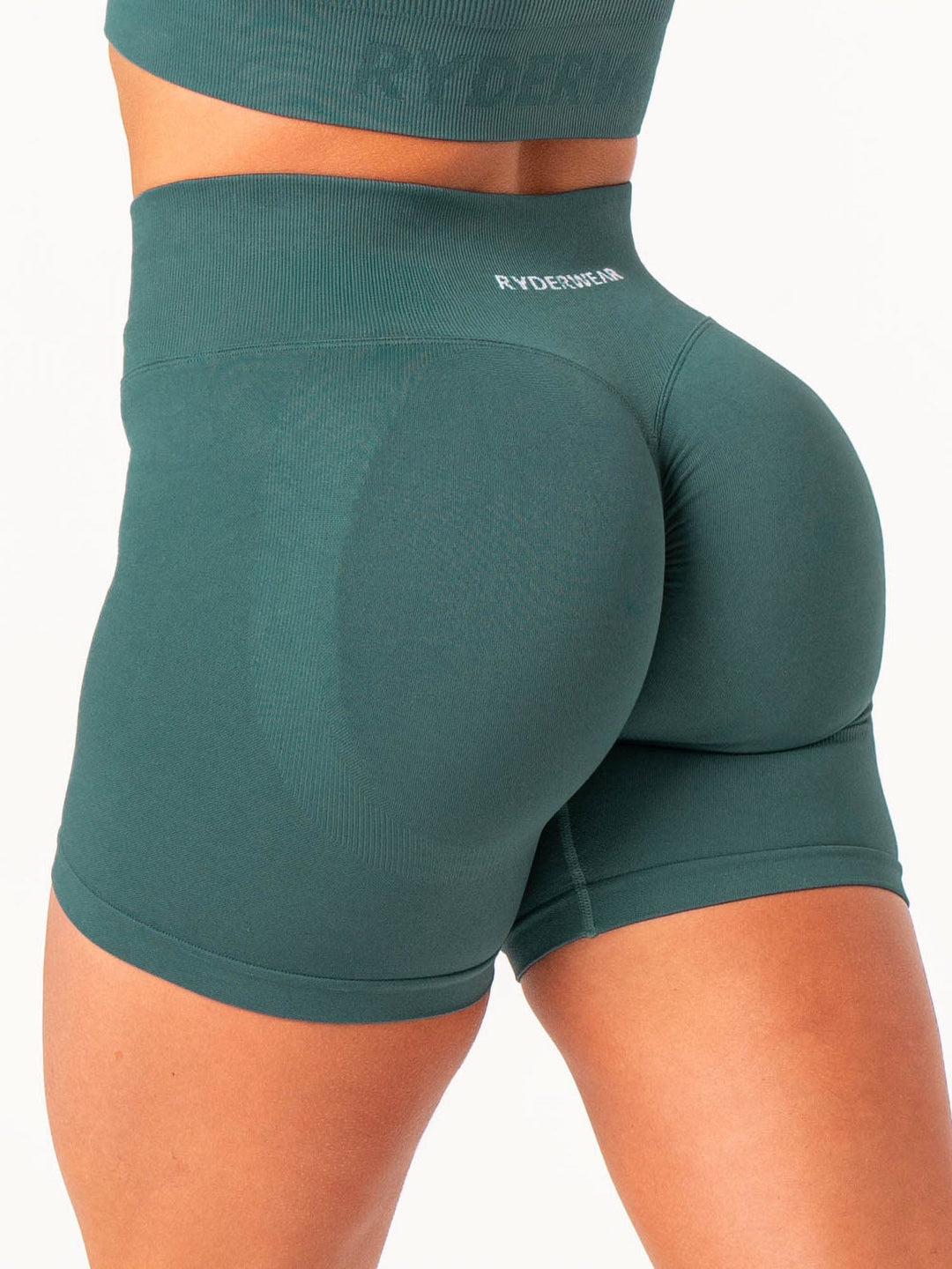 Lift Scrunch Shorts - Petrol Clothing Ryderwear 