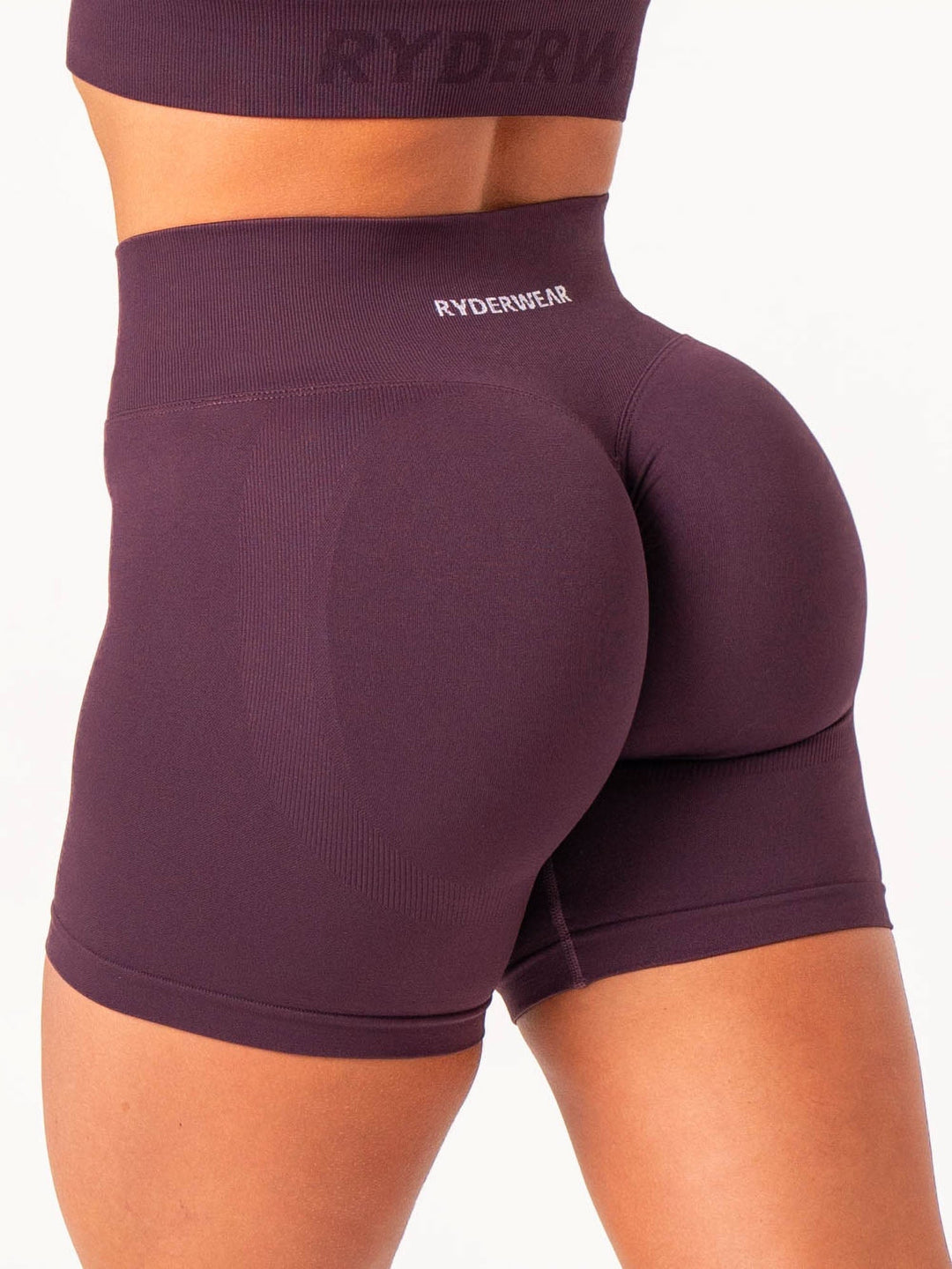 Lift Scrunch Shorts - Plum Clothing Ryderwear 