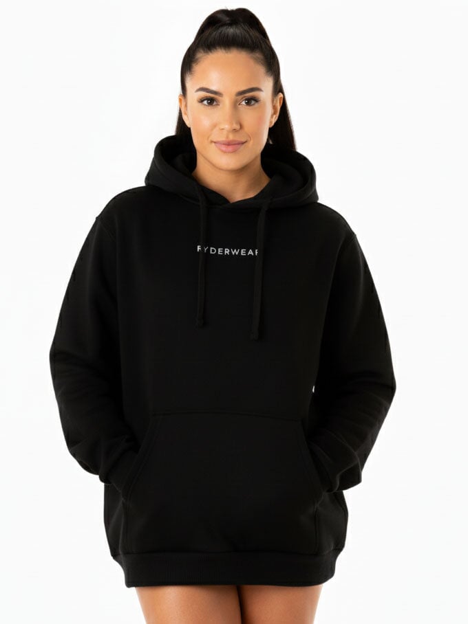 Lifting Only Pullover Hoodie - Black Clothing Ryderwear 