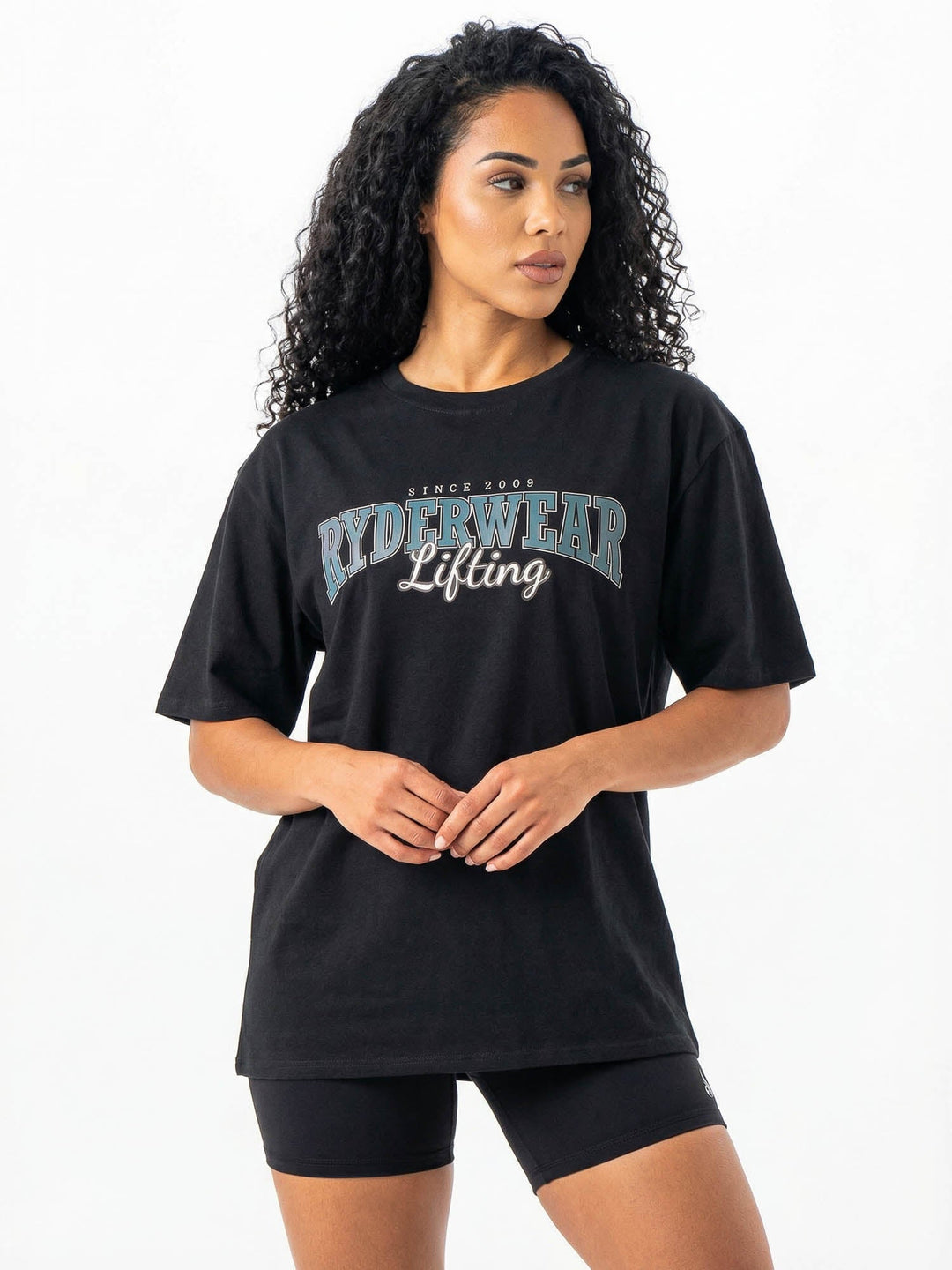 Lifting Oversized Tshirt - Black Clothing Ryderwear 