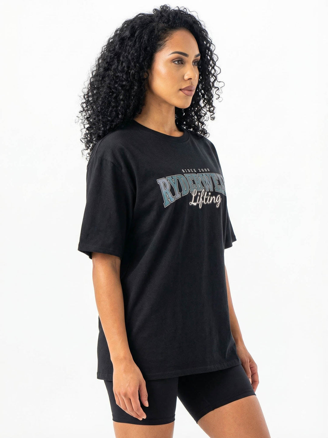 Lifting Oversized Tshirt - Black Clothing Ryderwear 